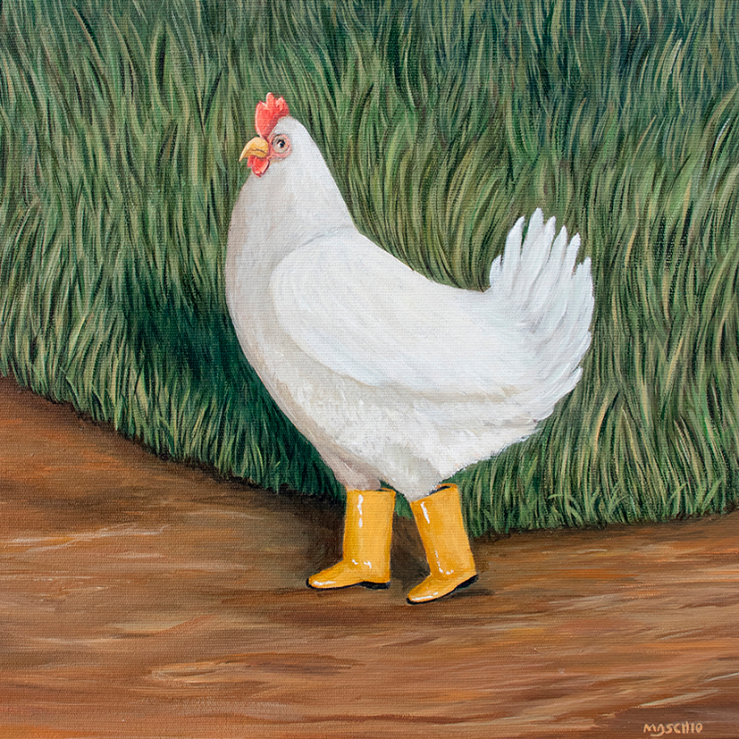 Quadro Roubado da Vó, Galinha de Galocha